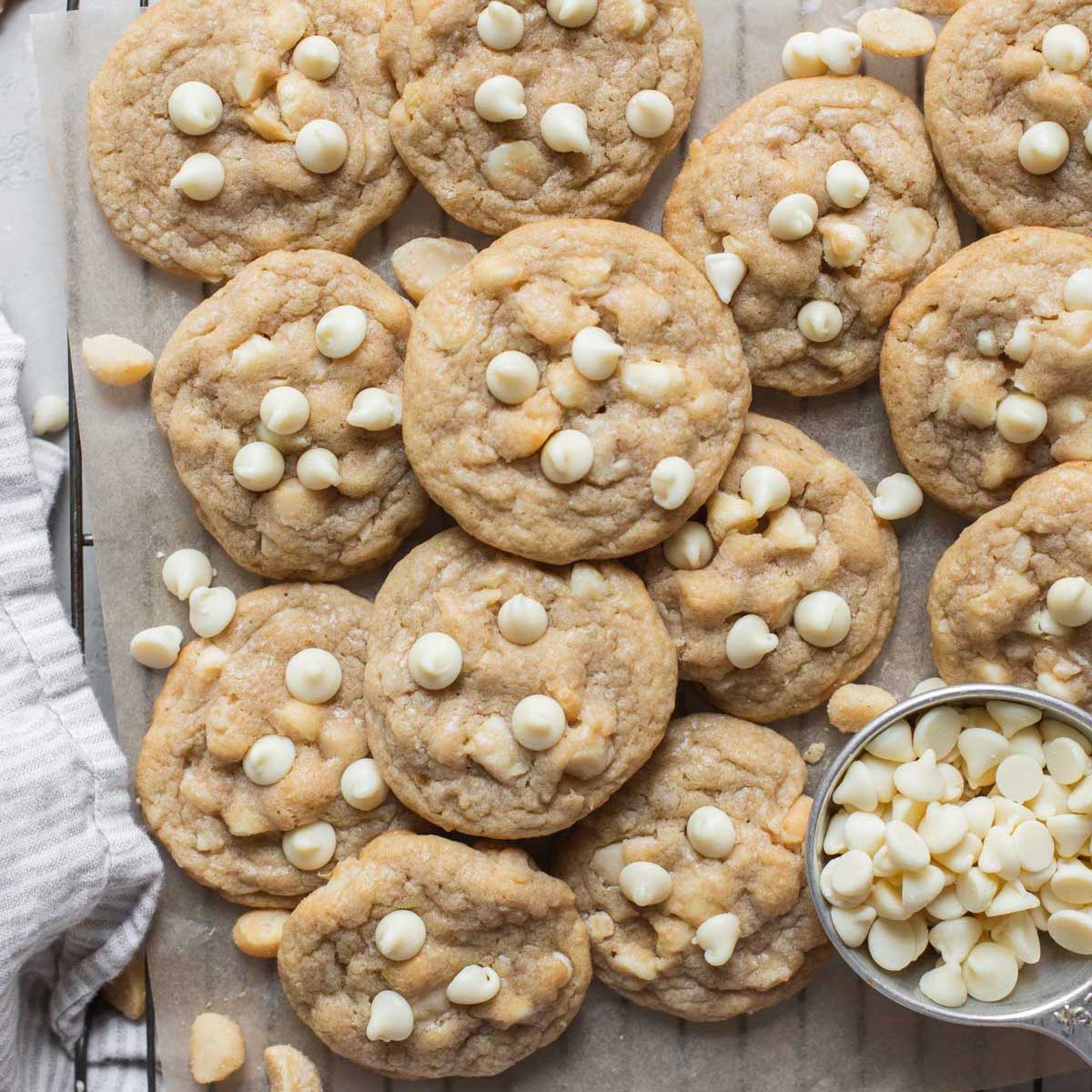 Bake the Best Soft & Chewy White Chocolate Macadamia Nut Cookies